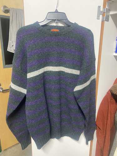 Vintage VINTAGE striped Shetland wool sweater - image 1