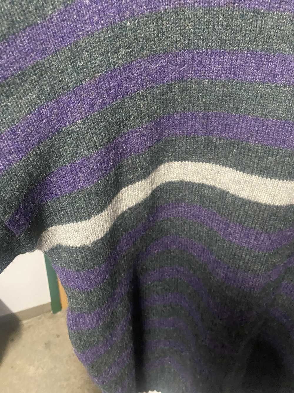 Vintage VINTAGE striped Shetland wool sweater - image 7