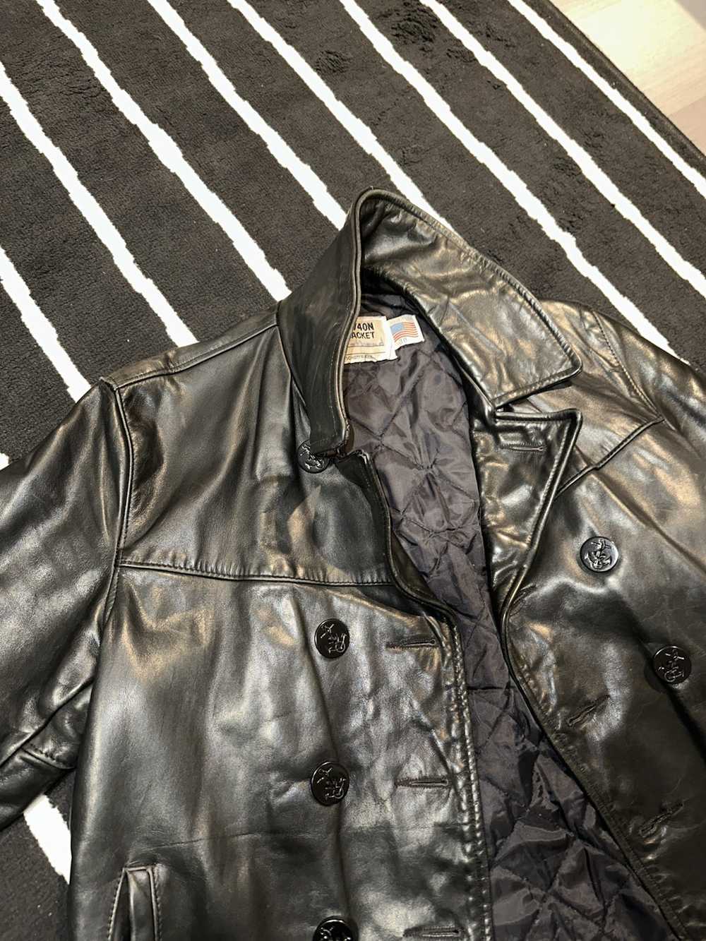 Us 740n pea hot sale jacket leather