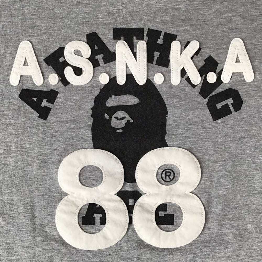 Bape × Nigo BAPE Patch ASNKA College Logo T-shirt… - image 2