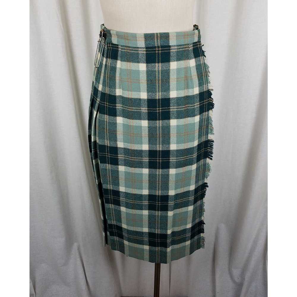 Vintage Vtg Scott Aberdeen Kilt Skirt Wool Tartan… - image 1