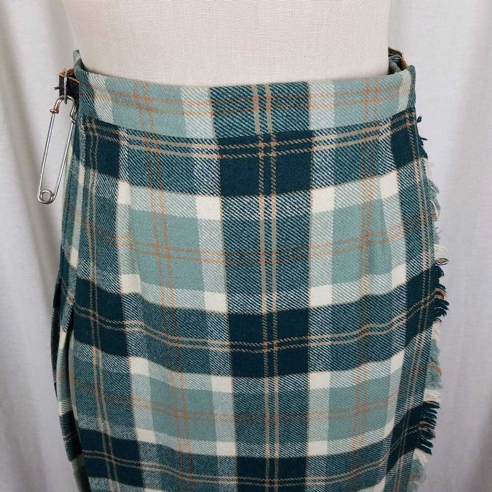 Vintage Vtg Scott Aberdeen Kilt Skirt Wool Tartan… - image 2