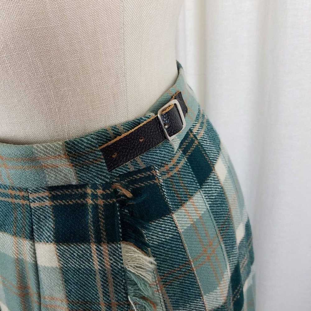 Vintage Vtg Scott Aberdeen Kilt Skirt Wool Tartan… - image 3