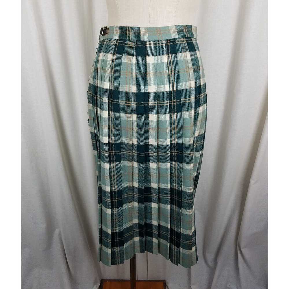 Vintage Vtg Scott Aberdeen Kilt Skirt Wool Tartan… - image 6