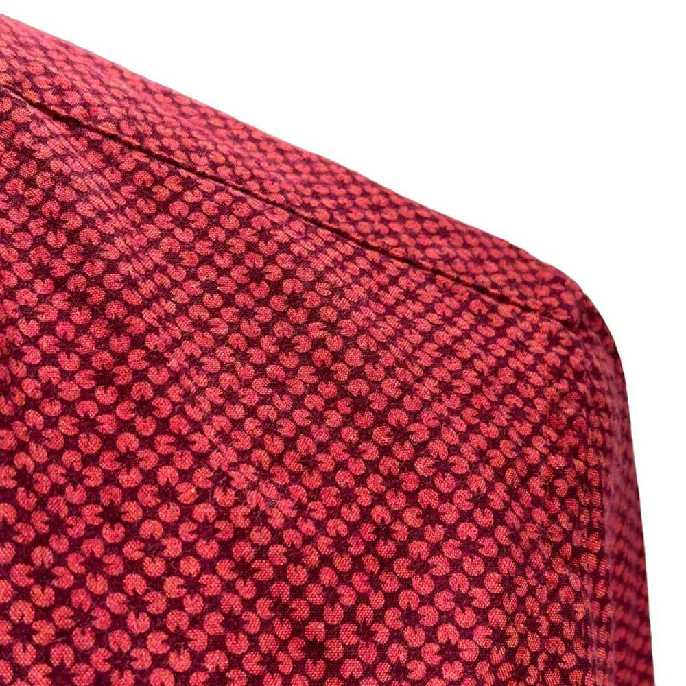 Vince Vince Button Up Shirt Red Burgundy Floral C… - image 5