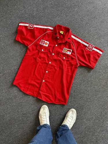 Scuderia Ferrari Marlboro F1 PUMA polo shirt Vintage XL Pit Crew Men  Vodafone