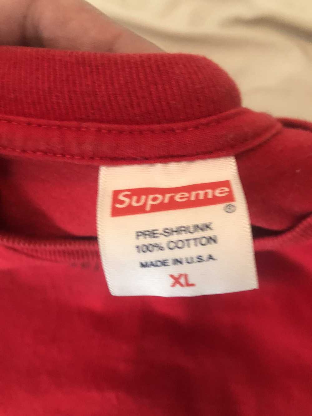 Supreme Supreme Chart Tee Red - image 3