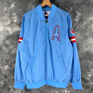 Vintage 1990s Houston Oilers Pro Player Heavyweight Jacket 