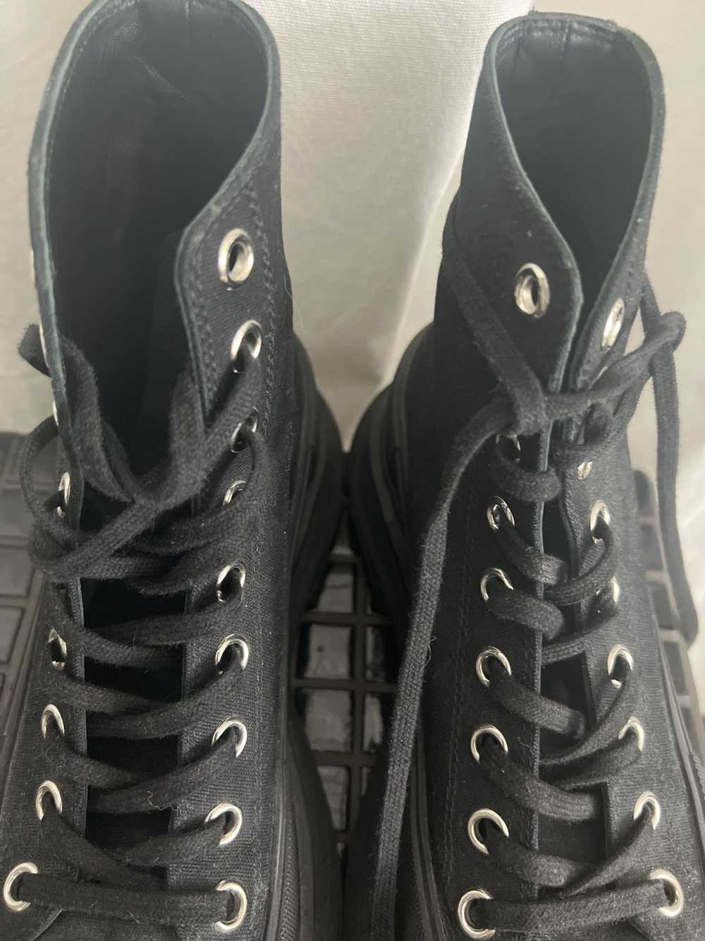 sparkly black alexander mcqueen's