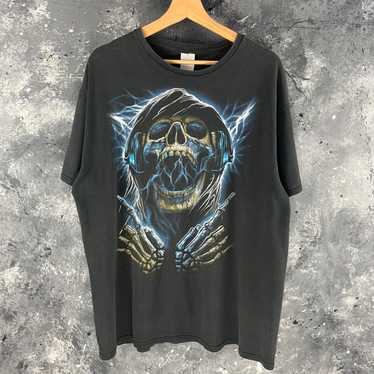 Vintage y2k skulls shirt - Gem