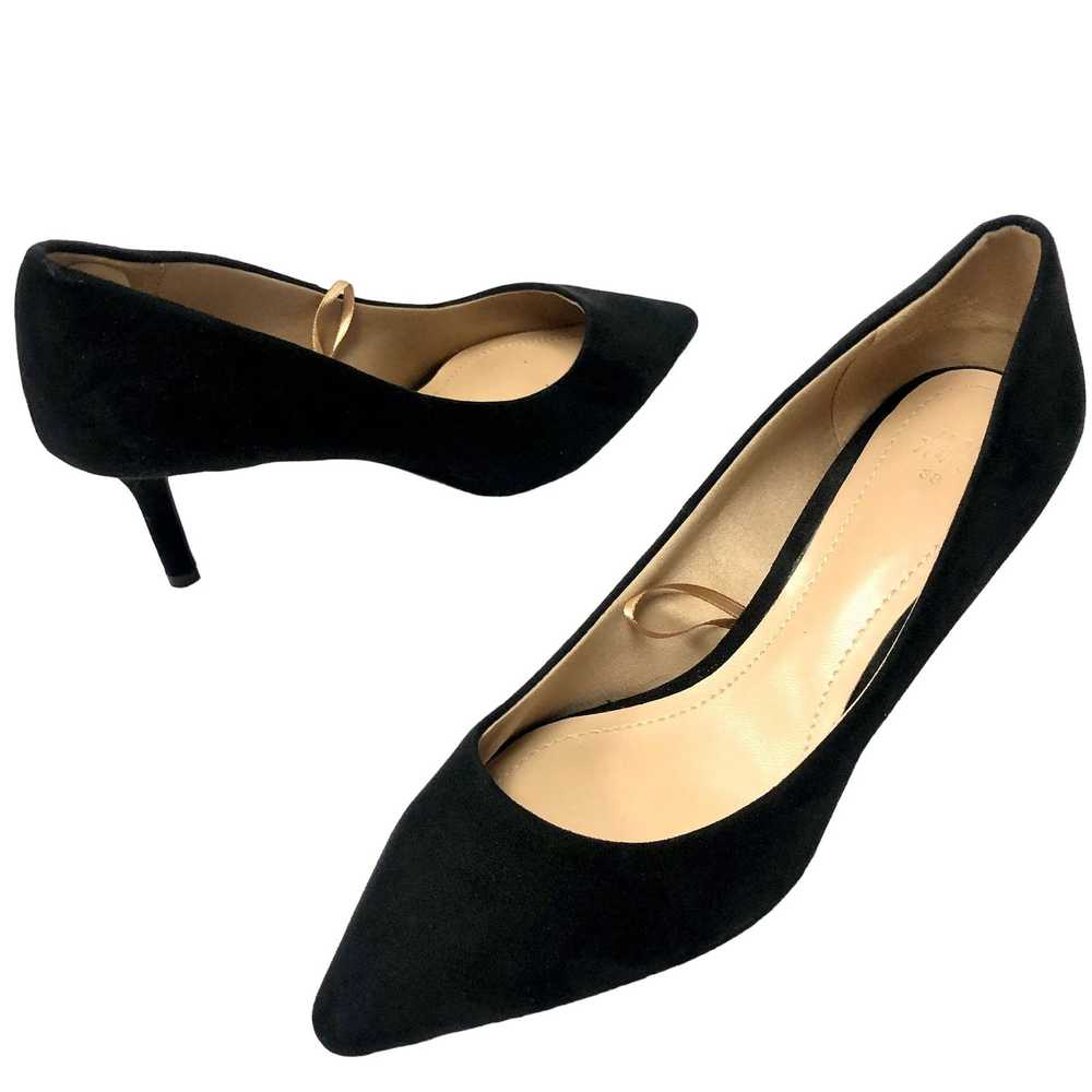 H&M H&M Black Faux SUEDE Leather Pointed Toe Clas… - image 1