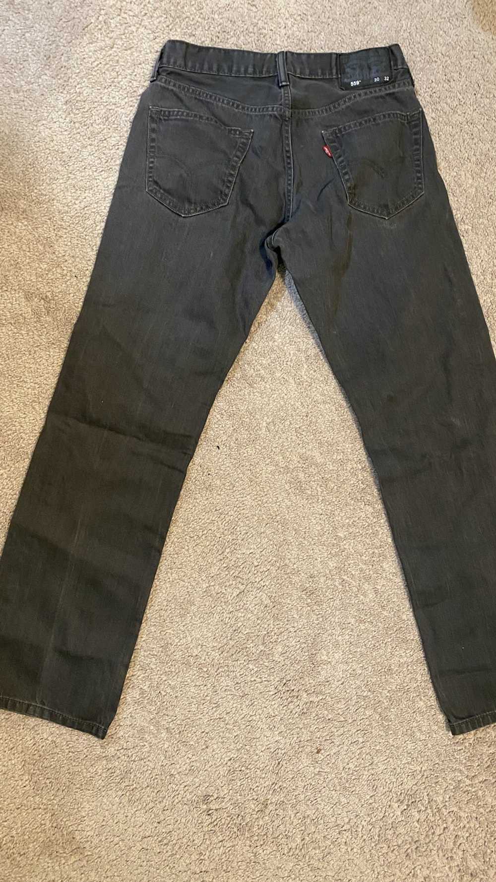 Levi's Black Denim Levis Strauss & Co - image 2