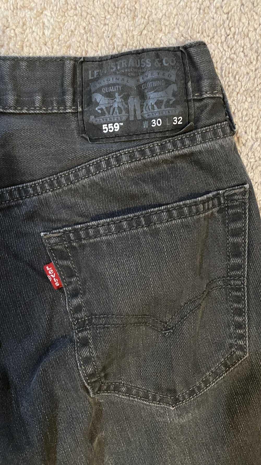 Levi's Black Denim Levis Strauss & Co - image 3