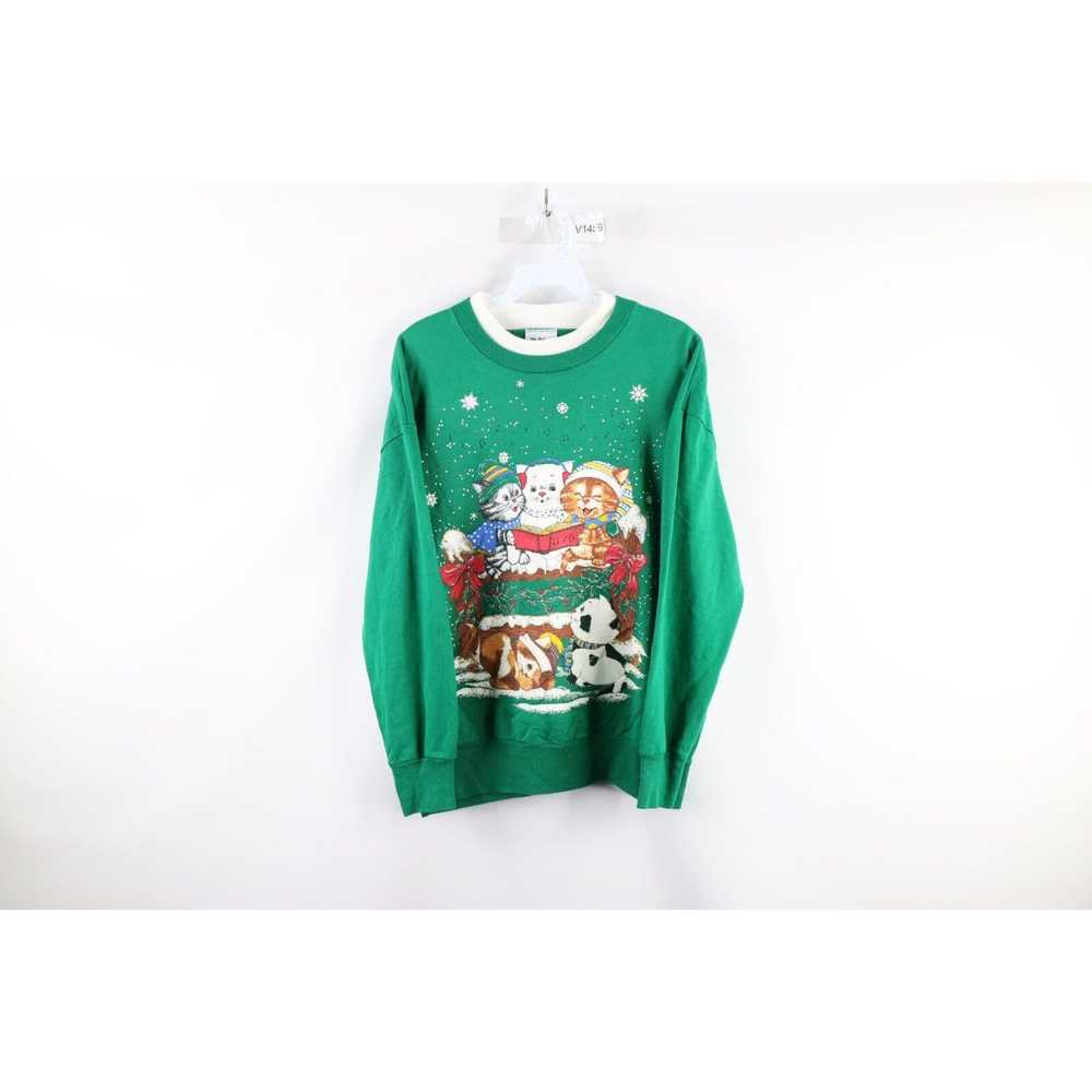 Vintage Vintage 90s Streetwear Distressed Christm… - image 1