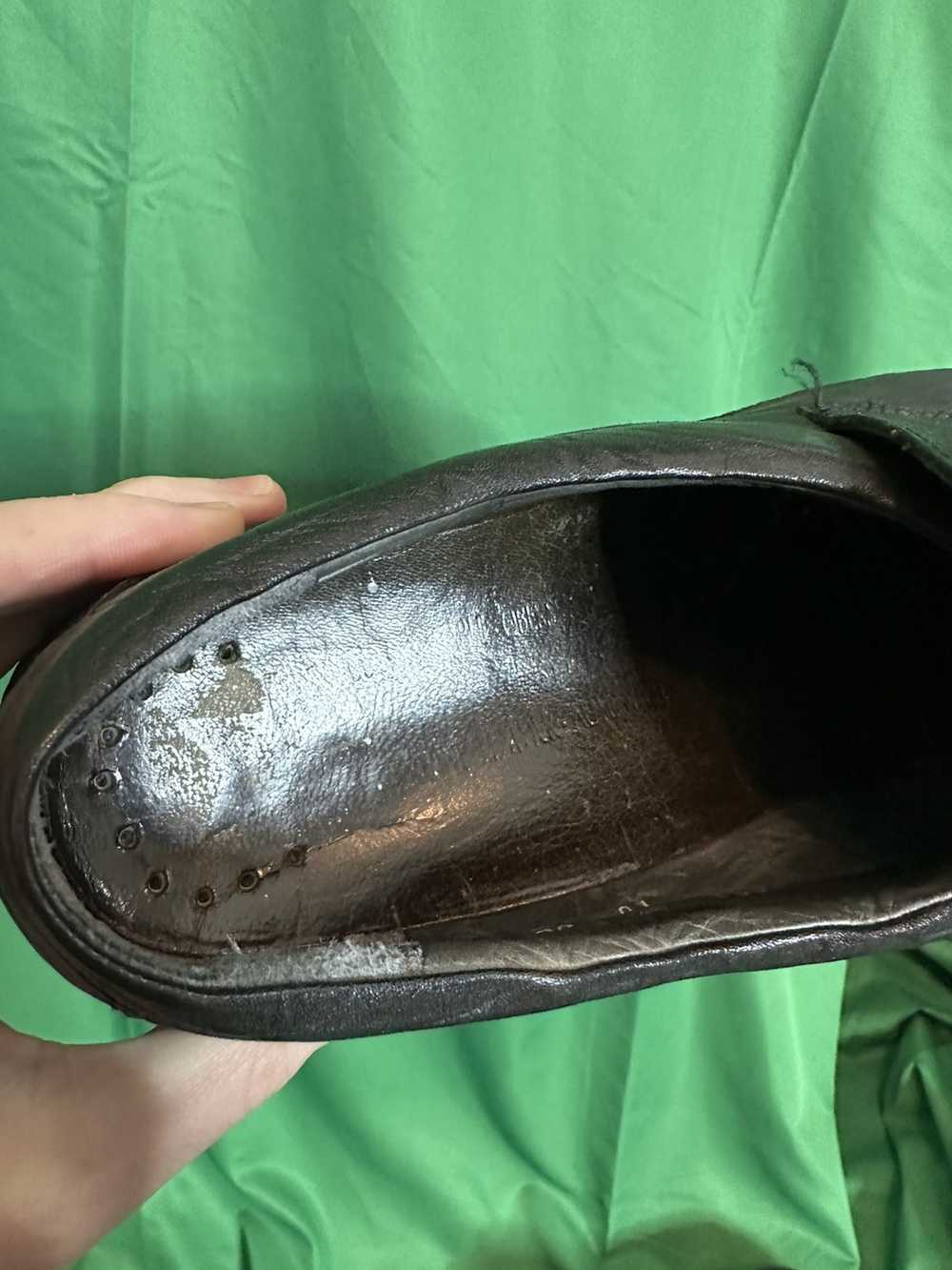 Mephisto Black leather slip-on loafer / sneaker h… - image 10
