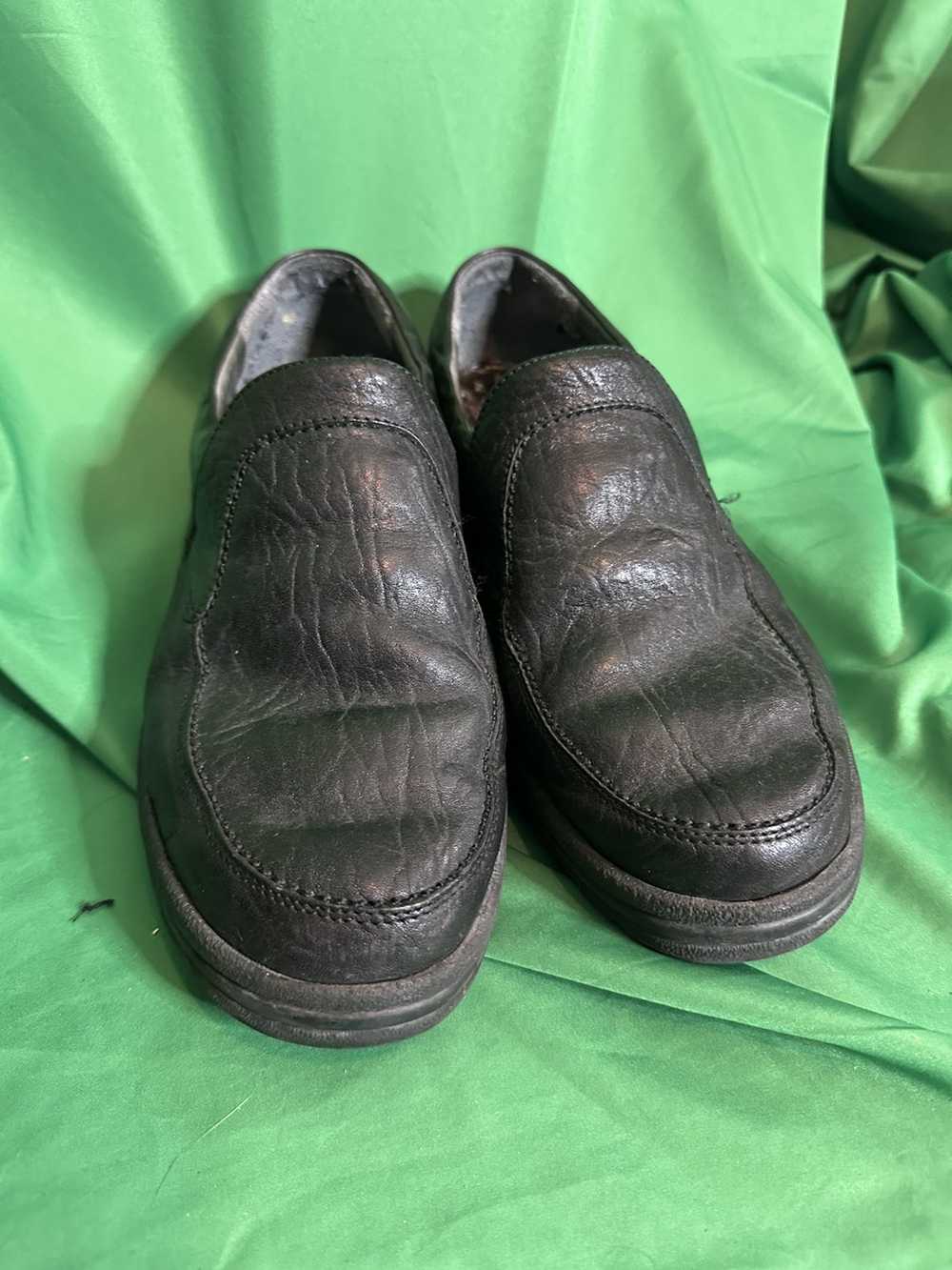 Mephisto Black leather slip-on loafer / sneaker h… - image 12