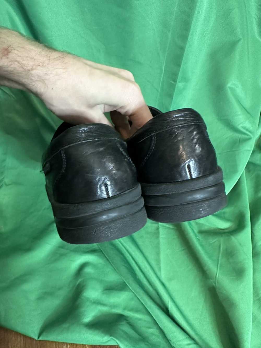 Mephisto Black leather slip-on loafer / sneaker h… - image 6