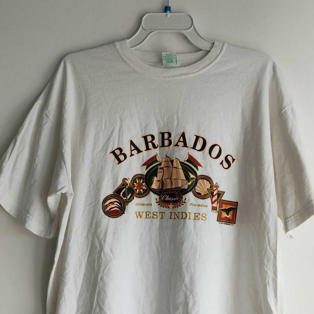 Vintage Ship Vintage y2k Barbados west indies T-s… - image 1