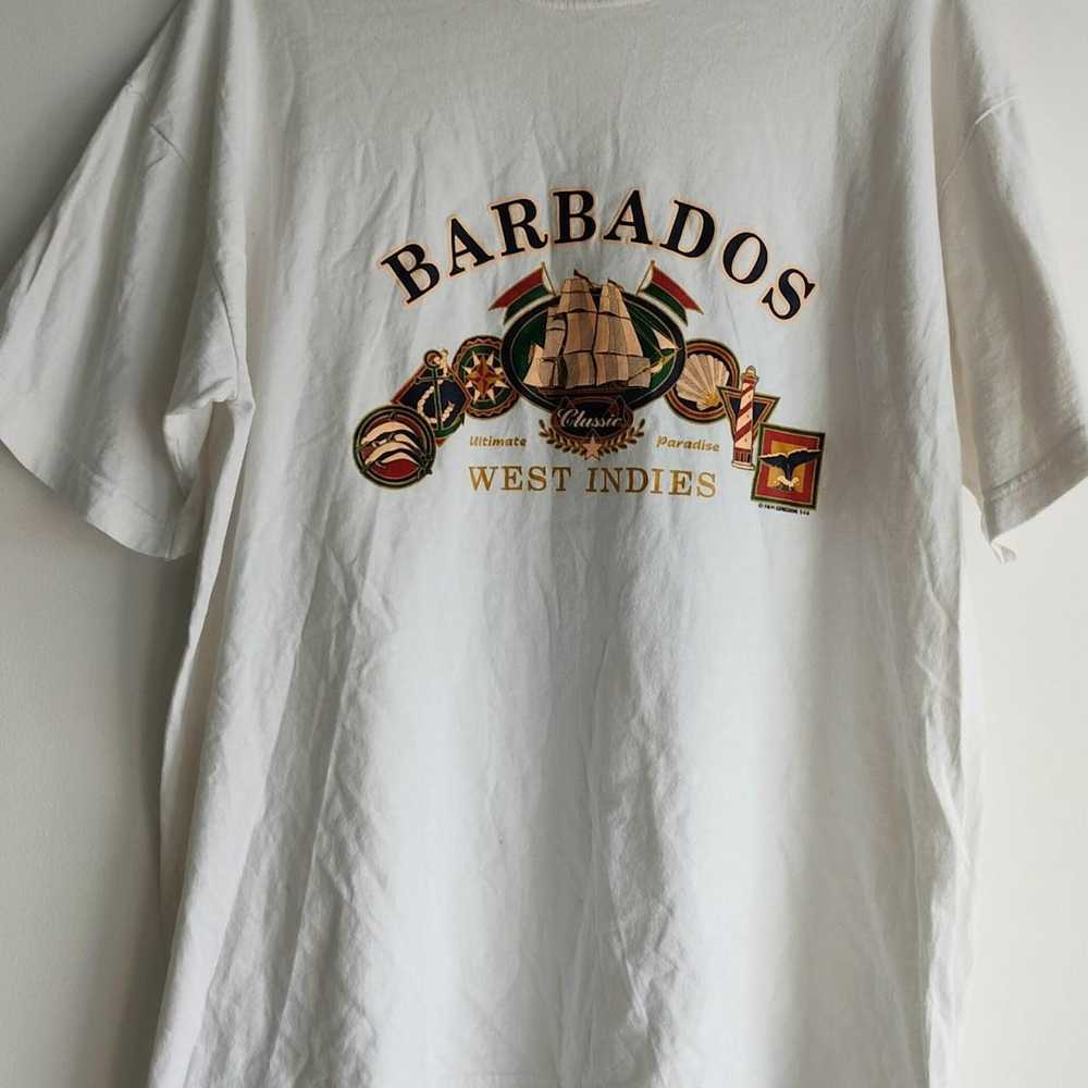 Vintage Ship Vintage y2k Barbados west indies T-s… - image 2