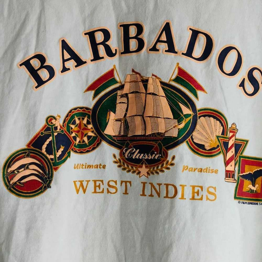 Vintage Ship Vintage y2k Barbados west indies T-s… - image 3