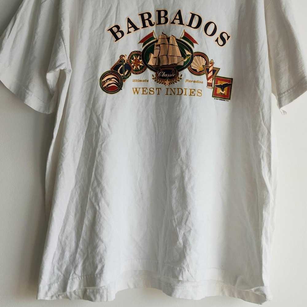 Vintage Ship Vintage y2k Barbados west indies T-s… - image 7