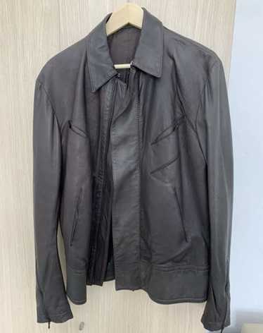Yohji Yamamoto Yohji Yamamoto Leather Jacket - image 1