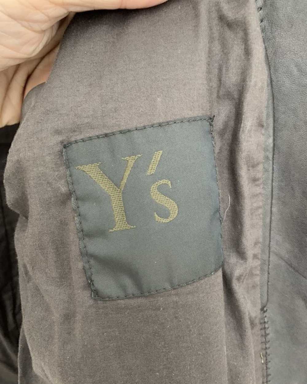 Yohji Yamamoto Yohji Yamamoto Leather Jacket - image 3