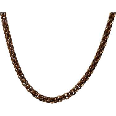 Antique Victorian Chain in Rose Gold - image 1