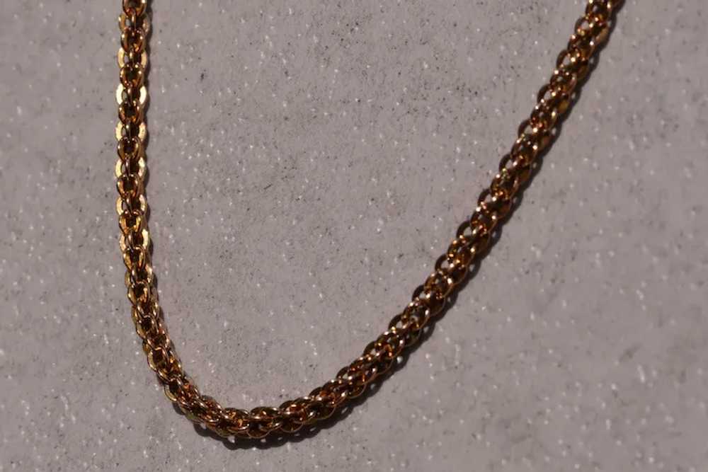 Antique Victorian Chain in Rose Gold - image 2