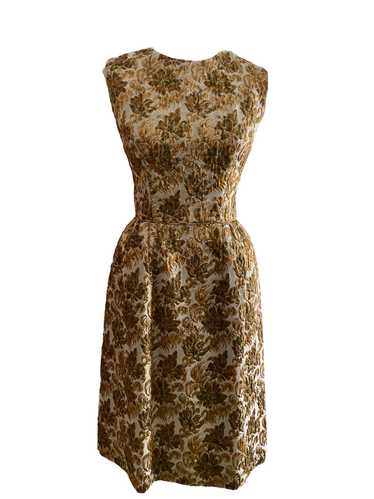 Brocade Leaf Dress