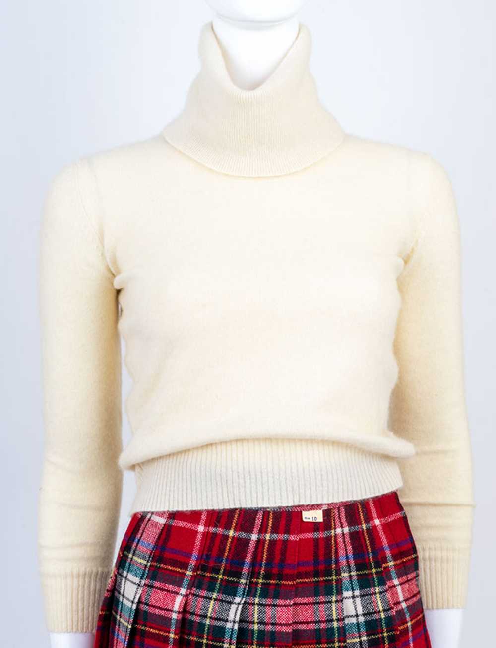 1960s Angora Turtle Neck Pullover Sweater Gem