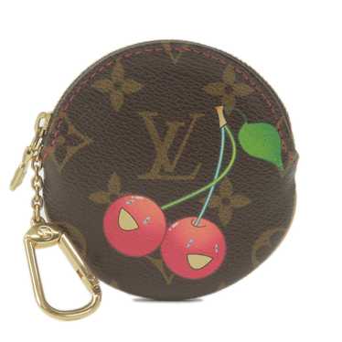 Louis Vuitton Monogram Cherry Porte Monnaie Rond … - image 1