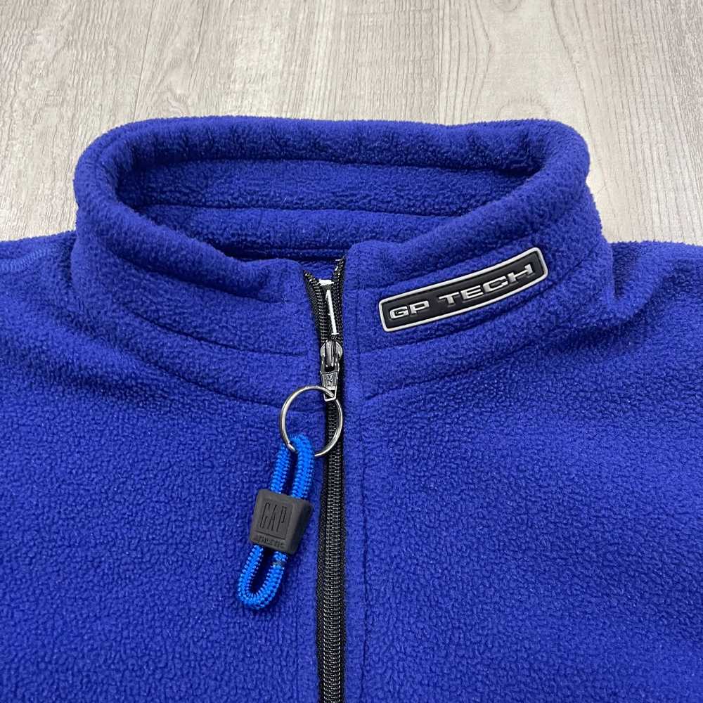 Gap VINTAGE 90s GAP GP Tech Fleece Quarter Zip Sw… - image 3