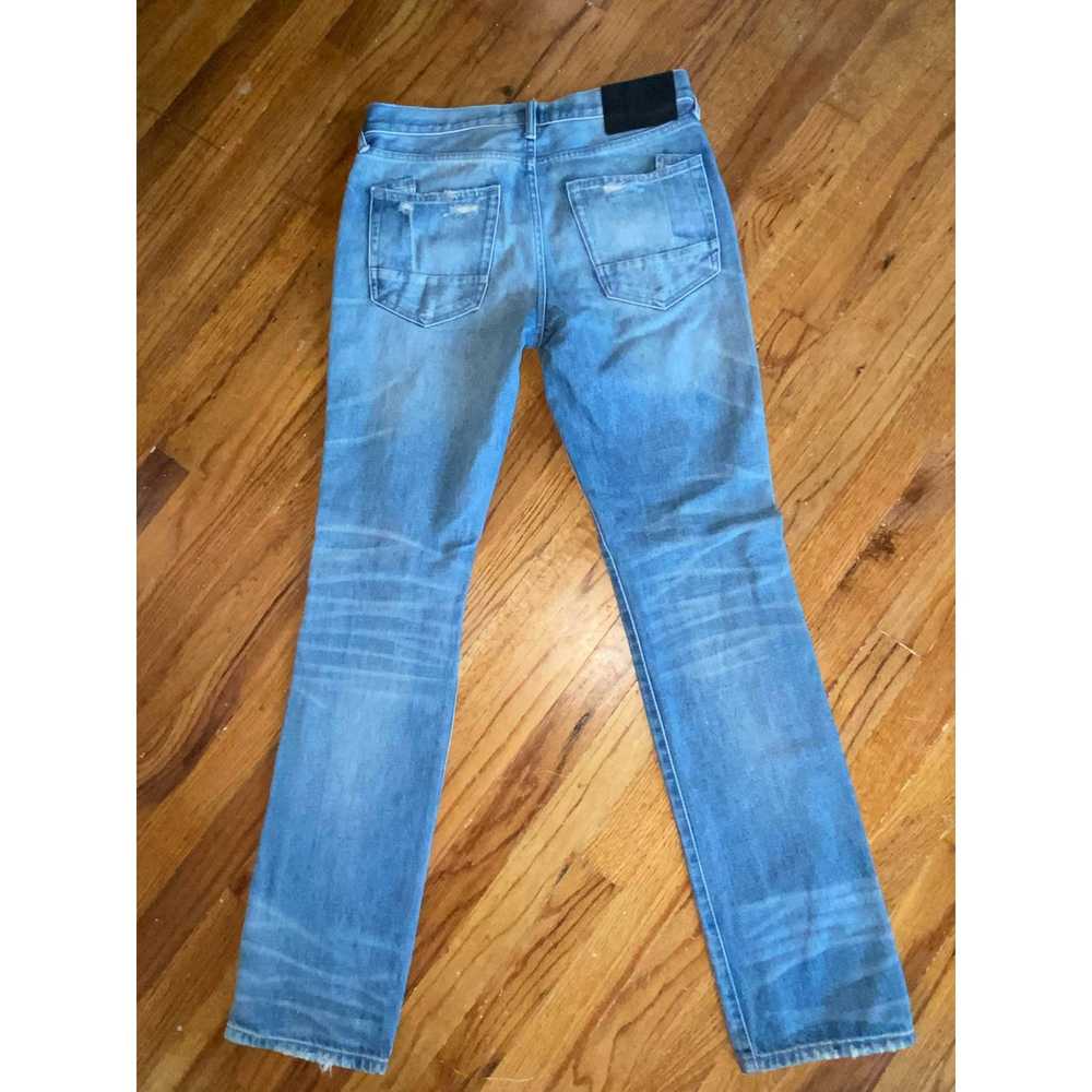 Prps PRPS Mens Size 30x33 Blue Distressed Button … - image 2