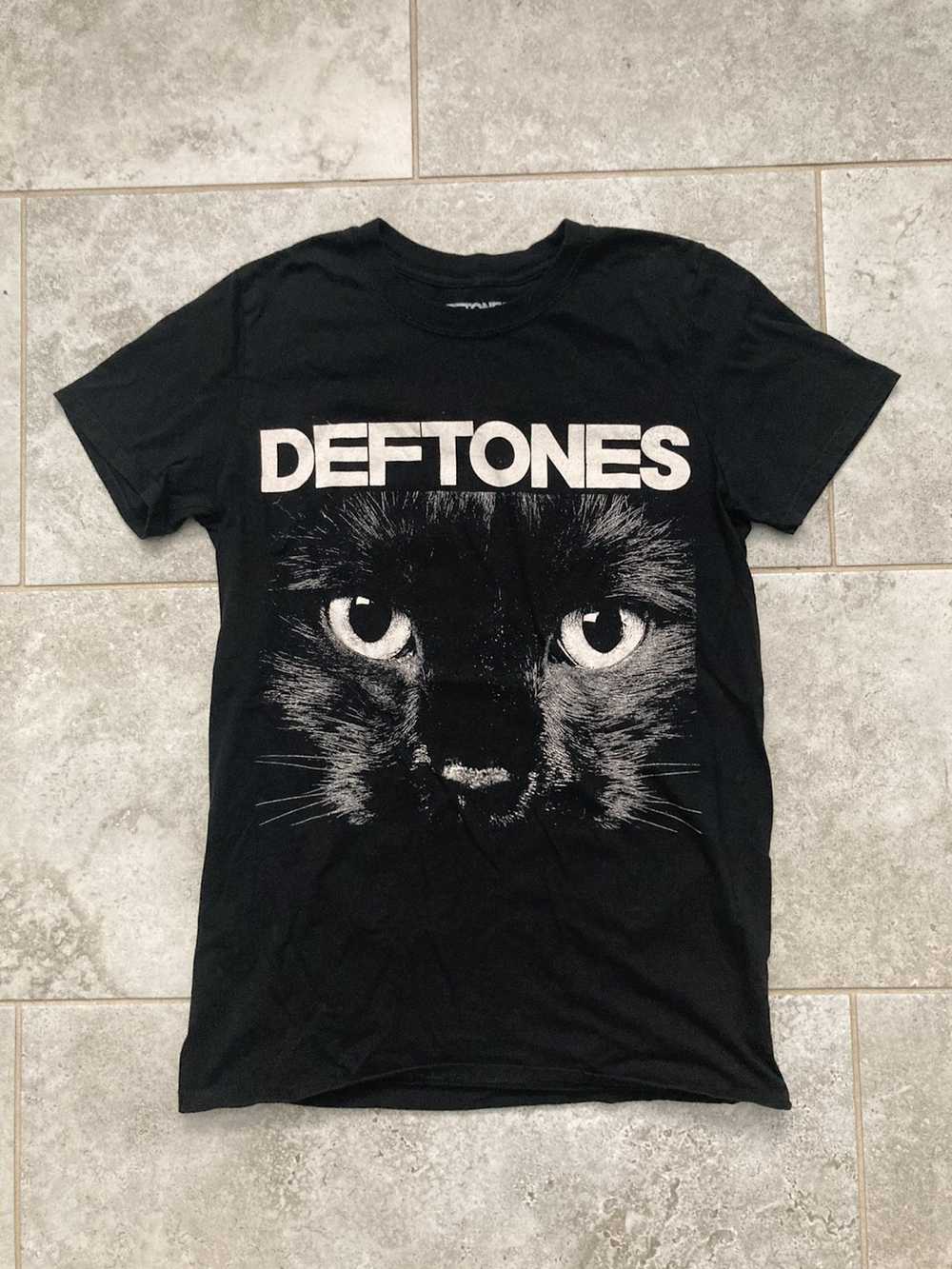 Band Tees × Vintage Deftones cat t shirt - image 1