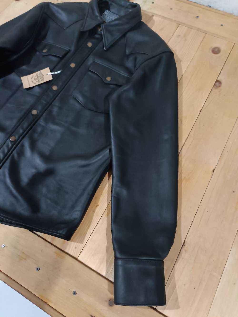 Genuine Leather × Japanese Brand × Leather Jacket… - image 8