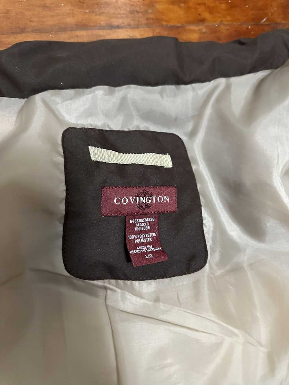 Covington Vintage 90’s Covington Brown Vest - image 5