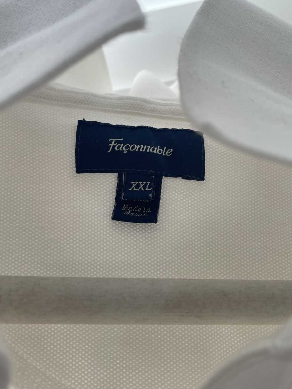 Faconnable Faconnable Men XXL Polo Shirt White Sh… - image 3