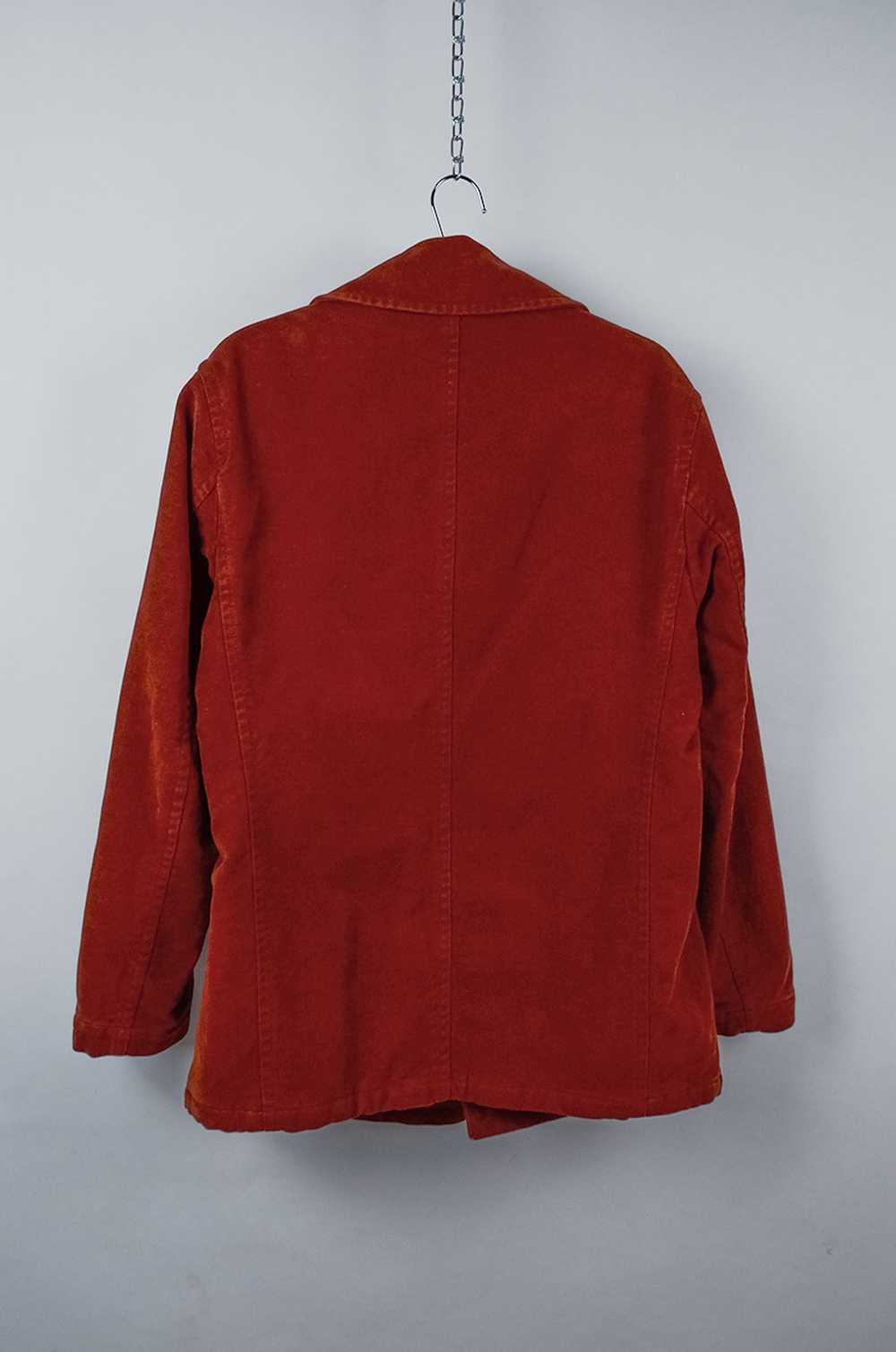 Lacoste × Vintage LACOSTE Red Velour Coat - image 2