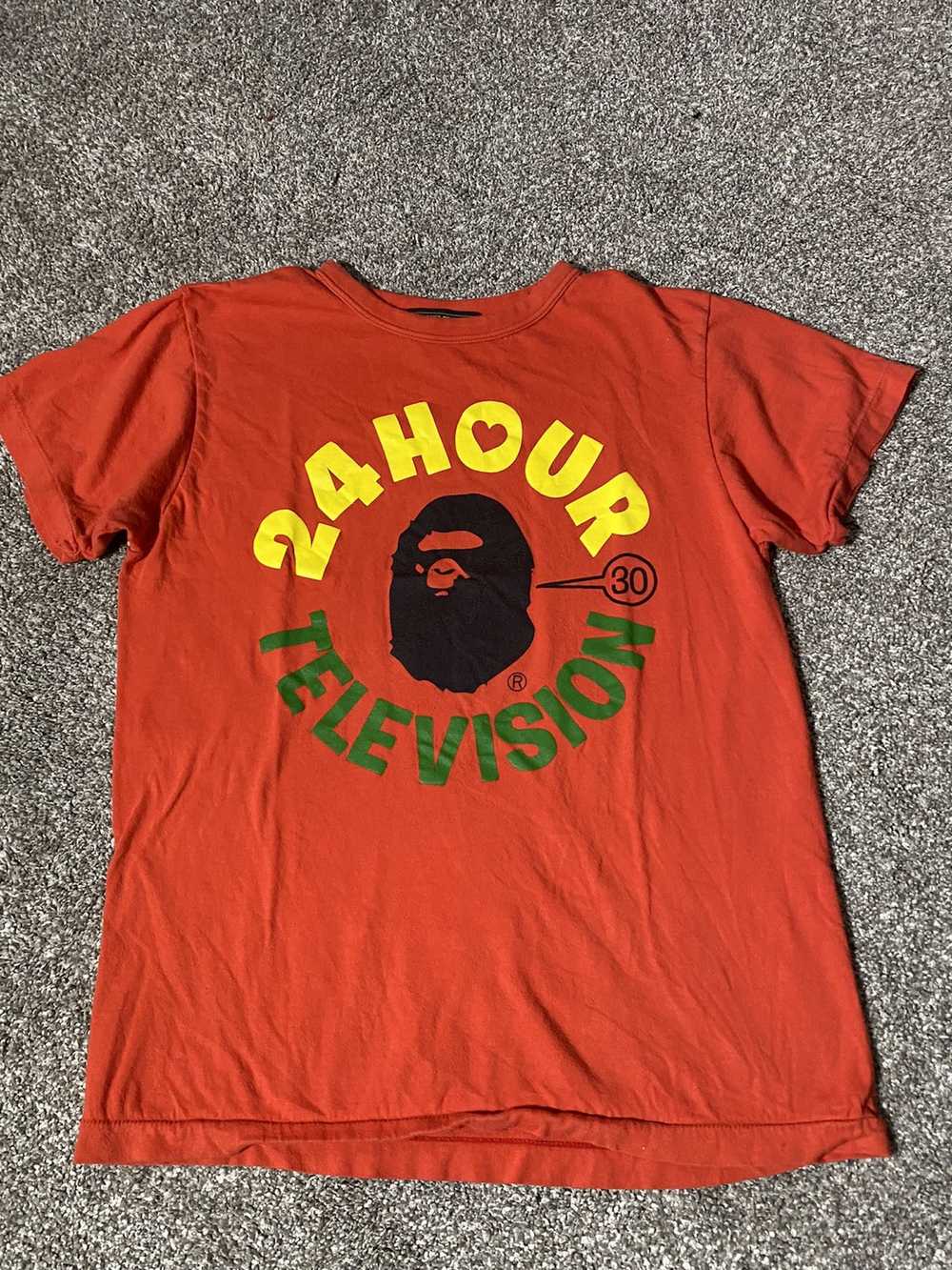 Bape Bape 24 hood television tee - image 1