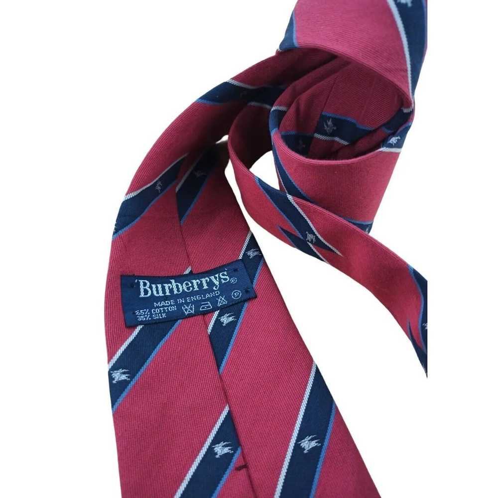 Burberry BURBERRYS Silk Blend Tie ENGLAND 56"/ 3.… - image 2