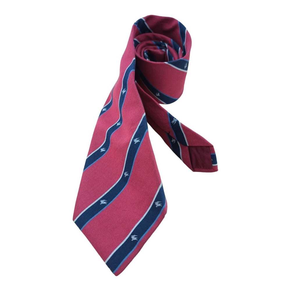 Burberry BURBERRYS Silk Blend Tie ENGLAND 56"/ 3.… - image 3