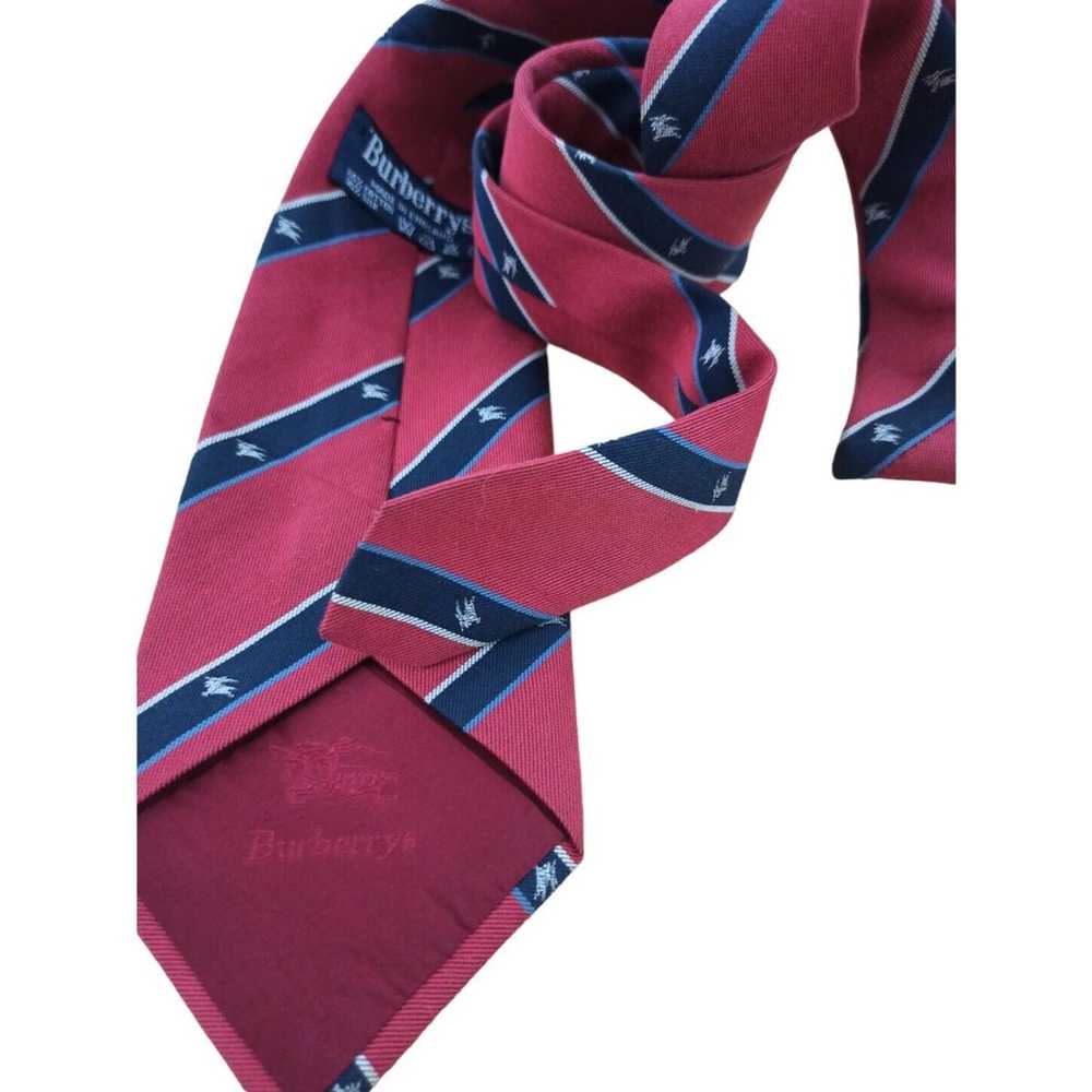 Burberry BURBERRYS Silk Blend Tie ENGLAND 56"/ 3.… - image 6