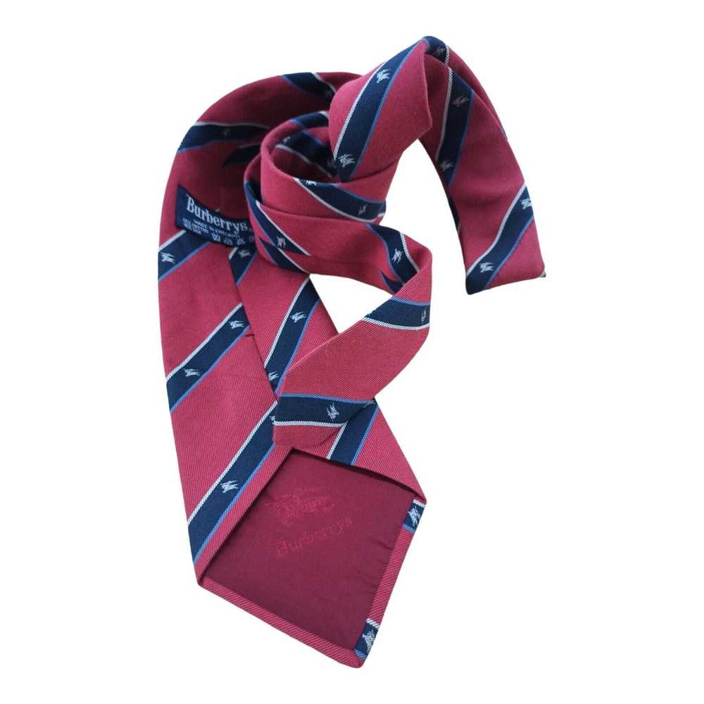 Burberry BURBERRYS Silk Blend Tie ENGLAND 56"/ 3.… - image 7