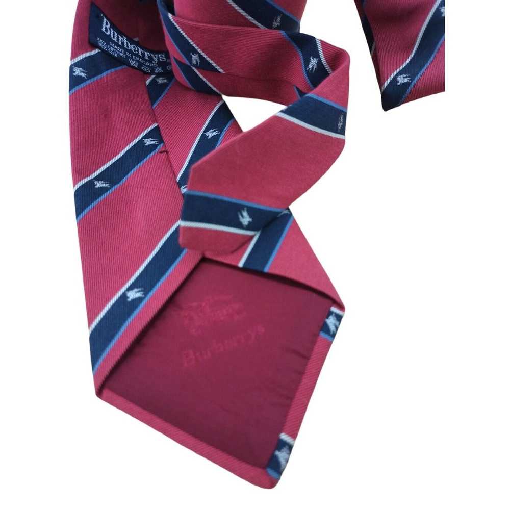 Burberry BURBERRYS Silk Blend Tie ENGLAND 56"/ 3.… - image 8