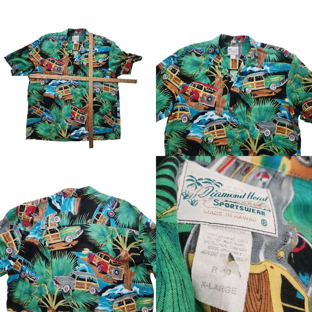 Diamond Head × Hawaiian Shirt × Vintage VTG Diamo… - image 10