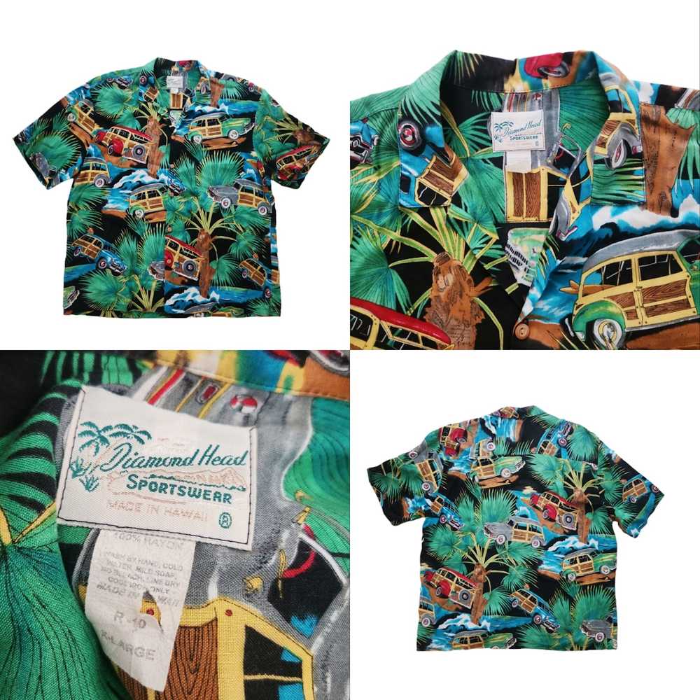 Diamond Head × Hawaiian Shirt × Vintage VTG Diamo… - image 1