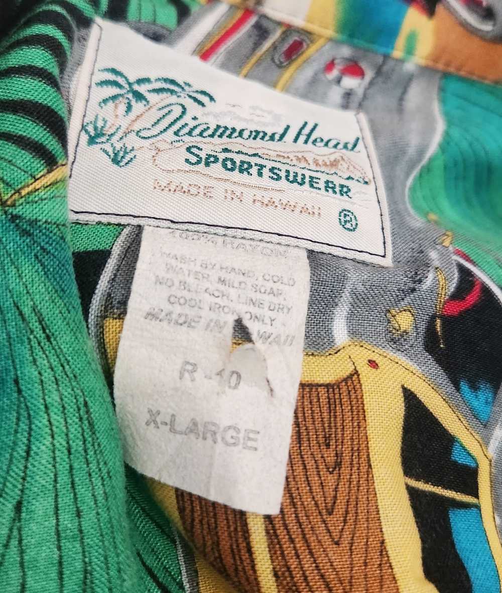 Diamond Head × Hawaiian Shirt × Vintage VTG Diamo… - image 4