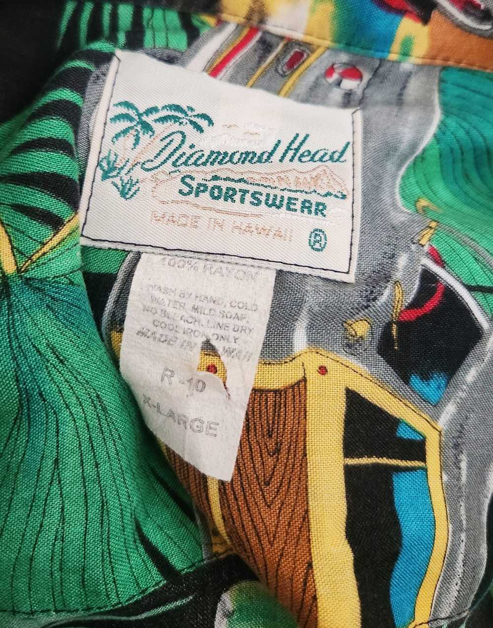 Diamond Head × Hawaiian Shirt × Vintage VTG Diamo… - image 5