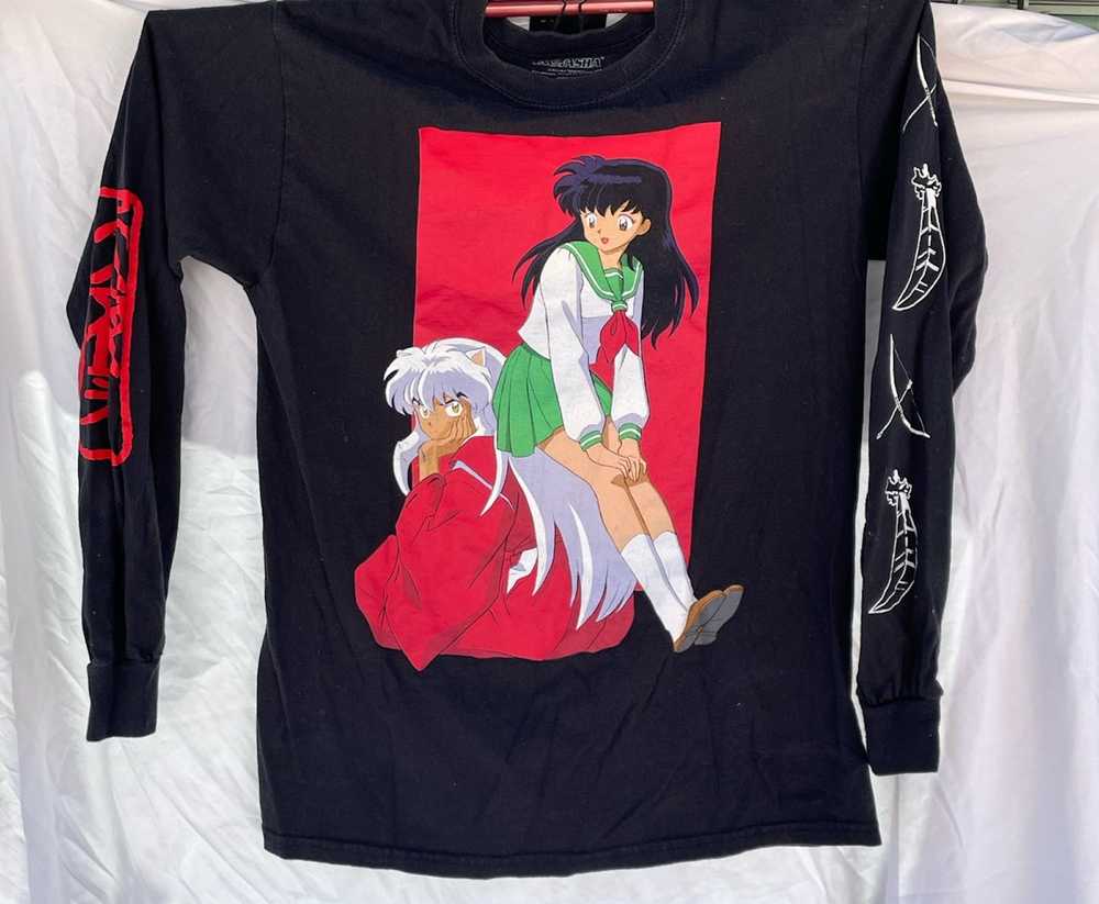 Rude (Hot Topic) Inuyasha Long Sleeve Shirt Size S - image 1